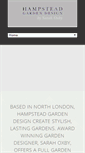 Mobile Screenshot of hampsteadgardendesign.com