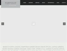 Tablet Screenshot of hampsteadgardendesign.com